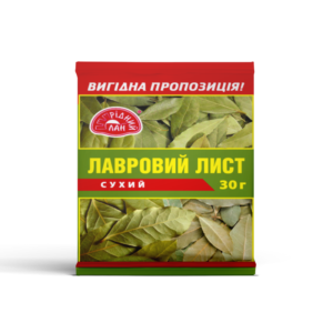 Лавровий лист сухий 30г ТМ Рідний Лан