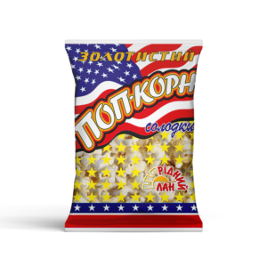Поп-корн солодкий 50г ТМ Рідний Лан
