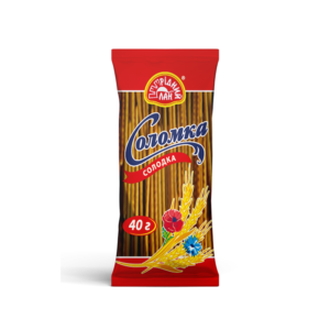 Соломка солодка 40г ТМ Рідний Лан