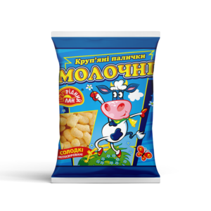 Круп'яні палички молочні солодкі неглазуровані